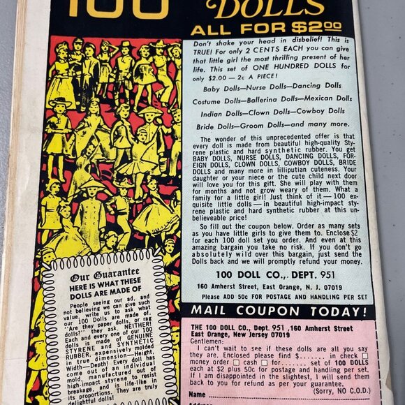 Archie Comics Jugheads Jokes #42 January 1975 Series Vintage Bagged Boarded - Picture 7 of 7